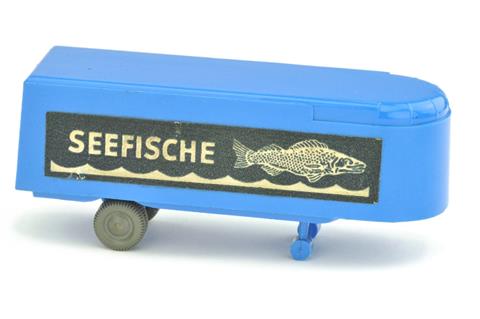 Auflieger für Sattelzug "Seefische", himmelblau