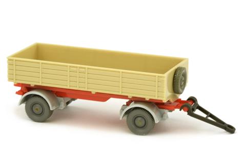 LKW-Anhänger (Typ 6), grünbeige/orangerot