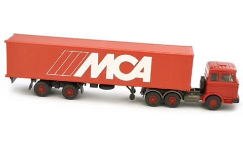 Container-LKW MB 2223 MCA, orangerot