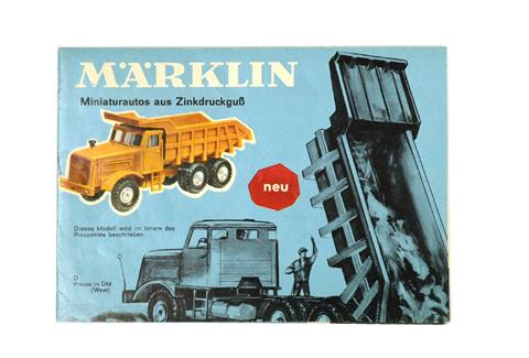 Märklin - Preisliste zur Serie 8000 (um 1964)