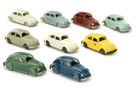 Konvolut 9 VW Käfer (Typ 5) der 1960er Jahre