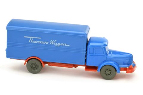 Thermos-Wagen Krupp, himmelblau/orangerot