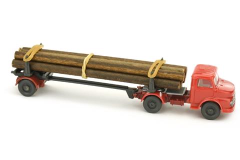 Langholztransporter MB 1413, rot