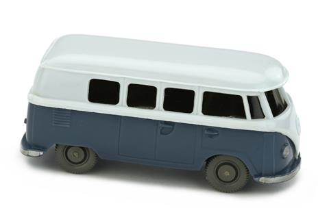VW T1 Bus (alt), bläulichweiß/mattgraublau