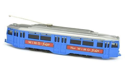 Straßenbahn-Triebwagen Wimo-Sip, himmelblau