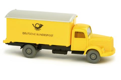 Postwagen MB 3500 Bundespost, gelb/schwarz