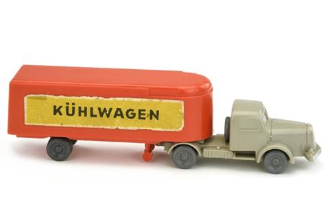 Sattelzug Henschel Kühlwagen, orangerot