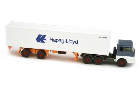 Hapag-Lloyd/7KM - blaugrau/weiß
