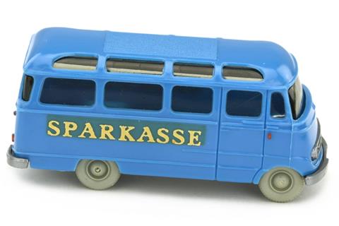 Sparkasse/A - Mercedes L 319 Bus, himmelblau