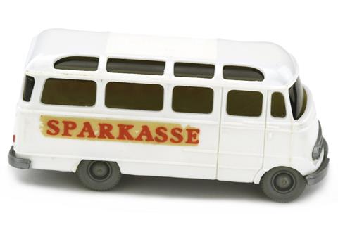Sparkasse/B - Mercedes L 319 Bus, weiß