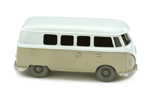 VW T1 Bus (alt), bläulichweiß/kieselgrau