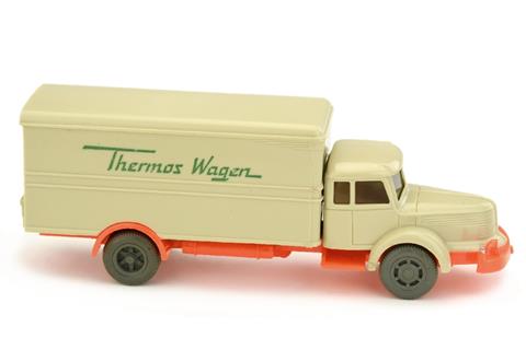 Thermos-Wagen Krupp, hellgelbgrau/leuchtorange