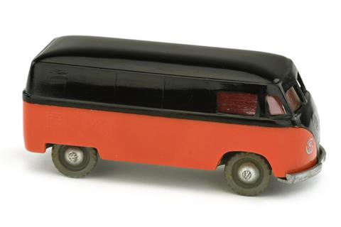 SIKU - (V 17) VW Kasten, schwarz/orangerot