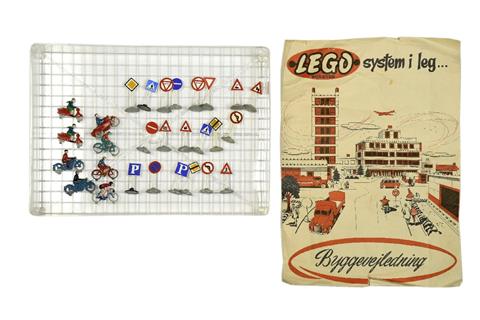 Lego - Konvolut 28+1 Zubehörteile der 1960er Jahre