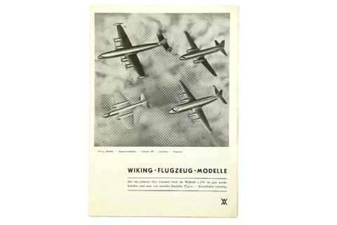 Flugzeug-Preisliste (um 1959)