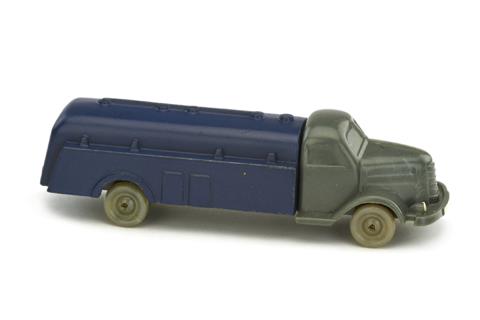 Tankwagen Dodge, betongrau/dunkelblau lackiert