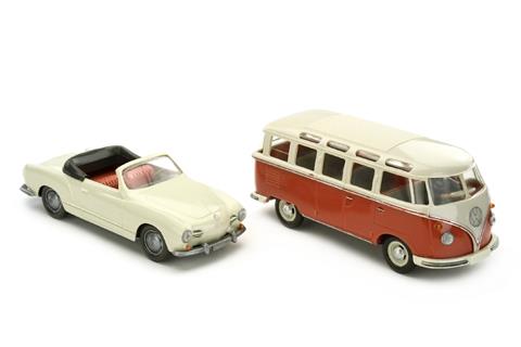 Konvolut 2 VW-Modelle der 1960er Jahre