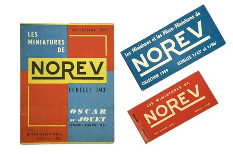 Norev - Konvolut 3 Preislisten der 1950er Jahre