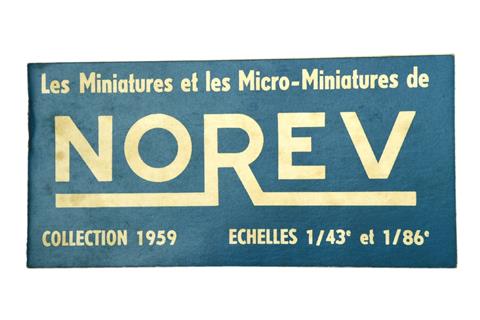 Norev - Preisliste 1959
