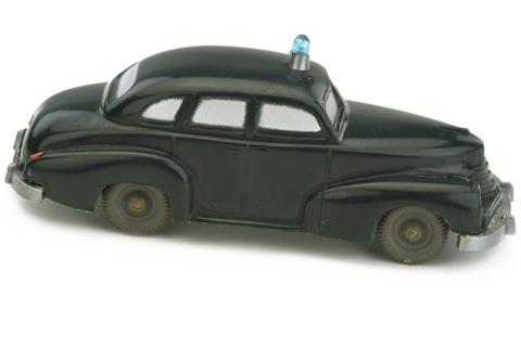 Polizeiwagen Opel Kapitän, schwarzgrün