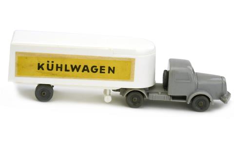 Sattelzug Henschel Kühlwagen, weiß