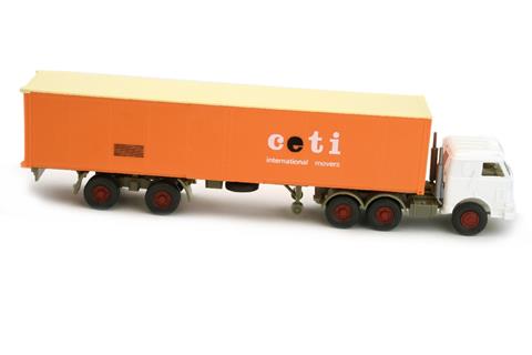 Container-LKW mit US-Zugmaschine ceti