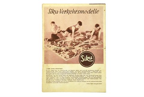 SIKU - Preisliste 1959