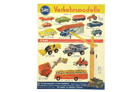 SIKU - Werbeblatt 1961