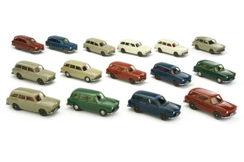 Konvolut 15 VW Variant der 1960er/70er Jahre