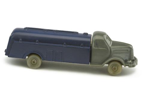 Tankwagen Dodge, betongrau/blau lackiert