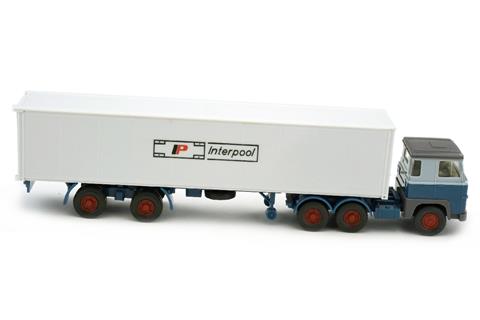 Interpool - Container-Sattelzug Scania 111