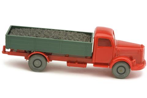 MB 3500 Kohlenwagen, rot/graugrün