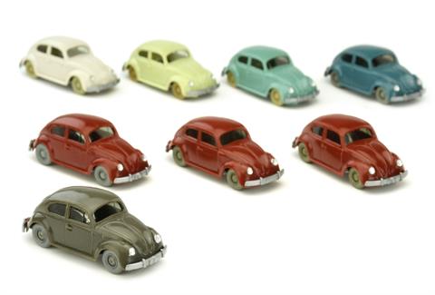 Konvolut 8 VW Käfer (Typ 5) der 1960er Jahre