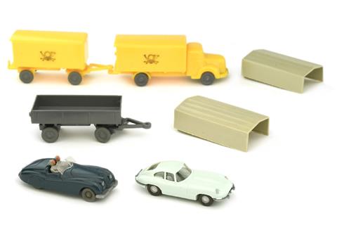 Konvolut 5 Fahrzeuge der 1950er/60er Jahre
