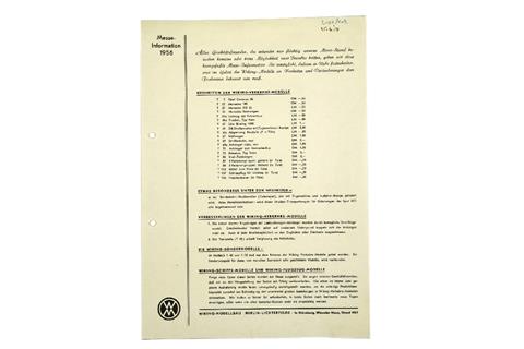 Messe-Information 1956
