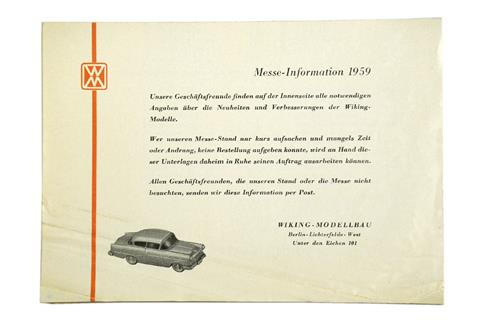 Messe-Information 1959