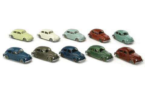 Konvolut 10 VW Käfer (Typ 5) der 1960er Jahre