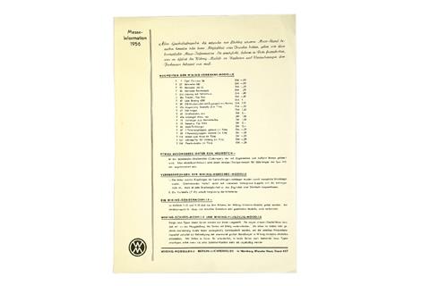 Messe-Information 1956