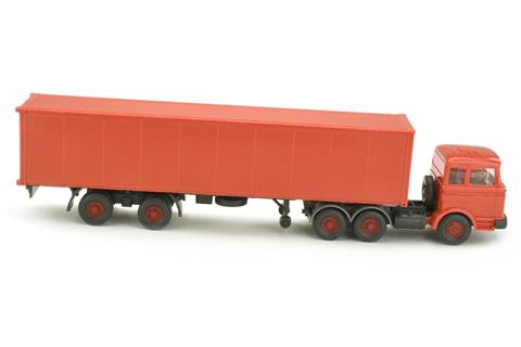 Container-LKW MB 2223, orangerot