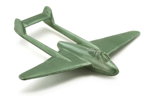 Flugzeug De Havilland Vampire, grünmetallic