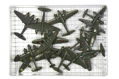 Konvolut 15 englische Flugzeuge (Vorkrieg)