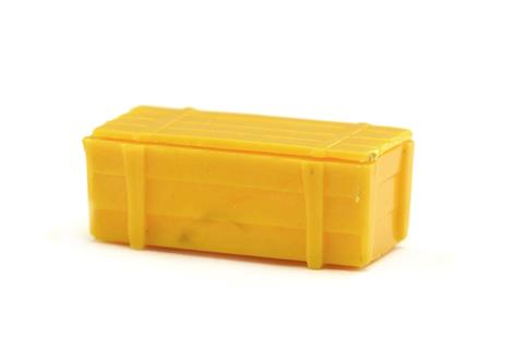 Große Kiste mit abnehmbarem Deckel (Typ 1), gelb