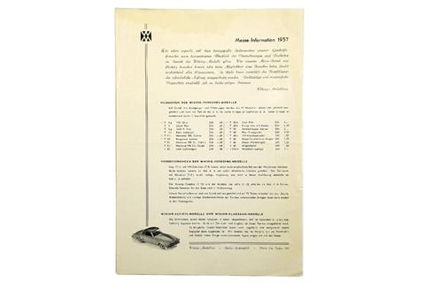 Messe-Information 1957