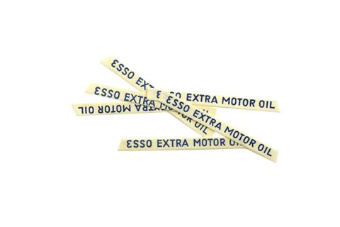 Restposten Esso Extra Motor Oil-Aufkleber