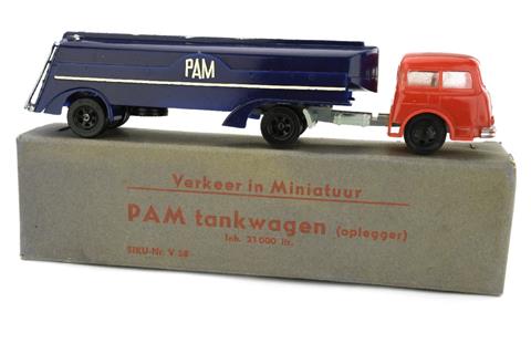 SIKU - (V 58) PAM-Tankwagen Henschel (2.Wahl)