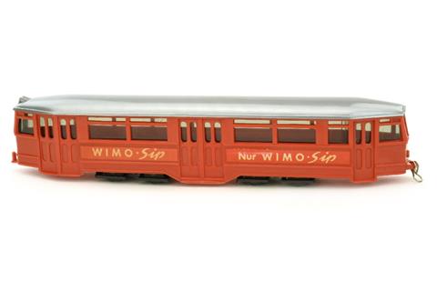 Straßenbahn-Anhänger Wimo-Sip, orangerot