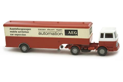 Werbemodell AEG/1 - Koffer-Sattelzug MB 1620