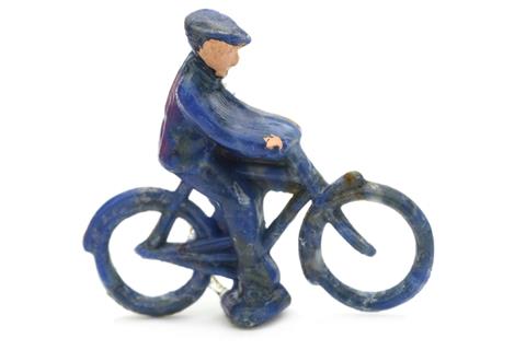 Radfahrer (männlich), misch-dunkelblau