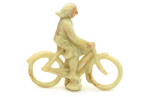 Radfahrer (weiblich), misch-hellelfenbein